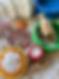 Wooden Nesting / Stacking / Sorting Bowls (Blue Base)