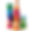 Thumbnail: Wooden Peg People with Cups & Tray