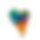 Thumbnail: Wooden Rainbow Hearts